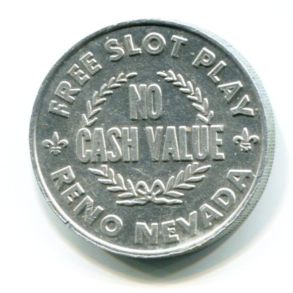 1975 Sundowner Hotel & Casino Reno, NV Aluminum Free Play Slot Token (b289-4) - Picture 2 of 2
